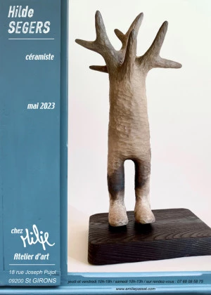 Affiche Les liens - céramiques de Hilde Segers