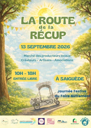 Affiche Eco Festival : La Route de la Récup