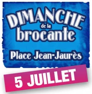 Affiche Castres - Dimanche de la Brocante - Place Jean-Jaurès