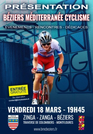 Affiche Présentation du Béziers Méditerranée Cyclisme
