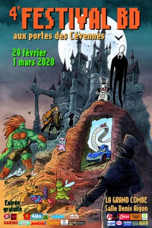 Affiche Festival BD aux portes des Cévennes