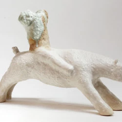 Sans Titre - 50 x 30 x 12 cm, grès émaillé - J. Christolhomme 