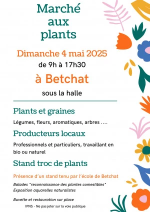 Affiche Marché aux plants de Betchat