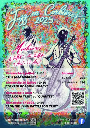 Affiche Festival Jazz en Corbières 2025