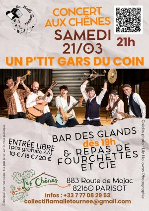 Affiche Sortie de résidence Un p'tit gars du coin