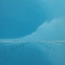 Rivage N°60 PF - Acrylique sur toile 35/48 cm