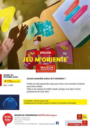 Affiche Atelier "Jeu m'oriente"