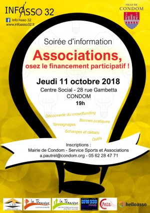 Affiche Associations, osez le financement participatif !