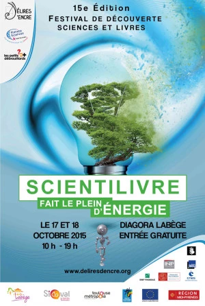 Affiche Scientilivre fait le plein d'énergie pour sa 15ème édition !