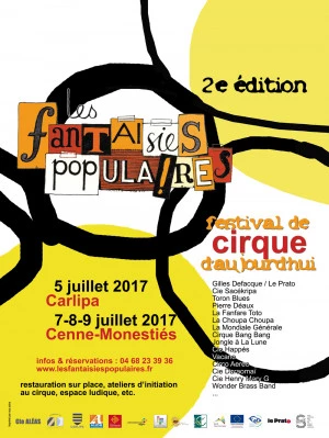 Affiche Festival "Les Fantaisies Populaires"