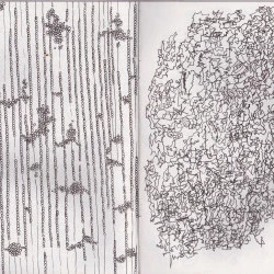 Route M3 - Carnet A5, encre sur papier