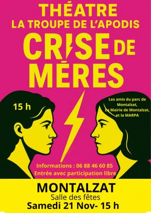 Affiche Théâtre : Crise de mères