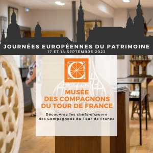 Affiche Journées européennes du Patrimoine - Musée du Compagnonnage