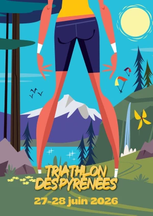 Affiche TRIATHLON des PYRENEES