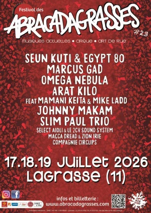 Affiche Festival des Abracadagrasses 
