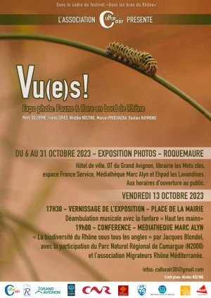 Affiche Vu(e)s Faune et flore en bord de Rhône