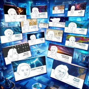 Affiche Exposition L'EFFET MATILDA, "des femmes scientifiques aux immenses découvertes"