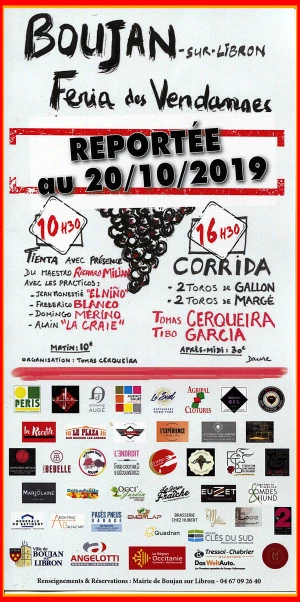Affiche Feria des Vendanges 