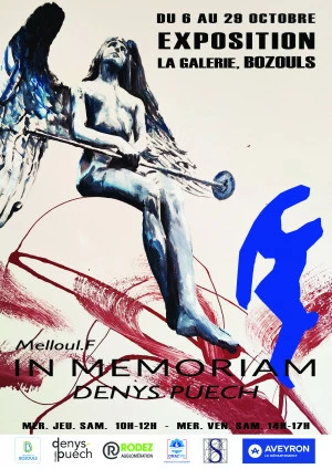 Affiche In mémoriam -Denys Puech par Florian Melloul