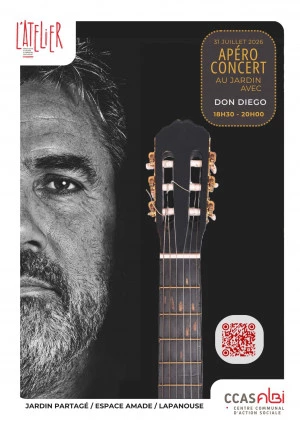 Affiche Apéro-concert au jardin : Don Diego