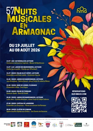 Affiche Festival Nuits Musicales en Armagnac 2026