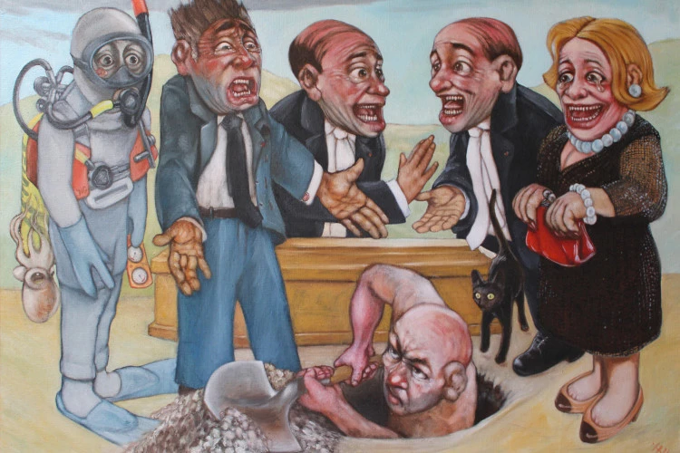 'NG - Huile sur toile, 200 x 135 cm - Bertrand Joliet / ADAGP 