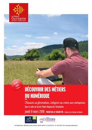 Affiche Journée Découverte des Métiers du Numérique 
