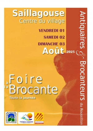 Affiche Foire à la brocante