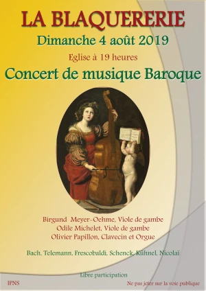 Affiche Concert de musique Baroque