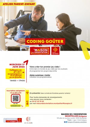 Affiche Coding-Goûter / Parent/Enfant