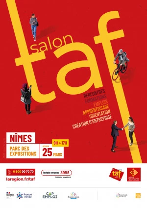 Affiche Salon TAF Travail Avenir & Formation