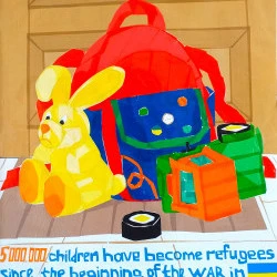 Le poster - Ruban adhésif, Papier. 80х70 cm. 2022