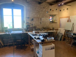 ciels 1 - <p>en cours. peintures à l'huile</p> - Ariane CONTE
