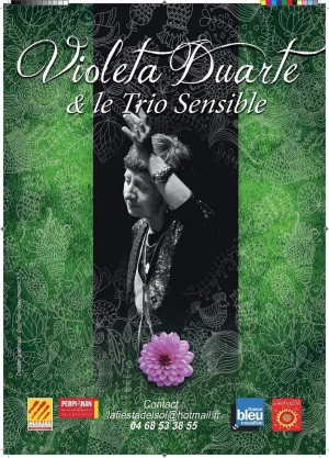 Affiche « Mi Corazon » Violeta Duarte et le Trio Sensible