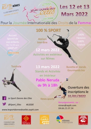 Affiche Le Sport Donne des Elles
