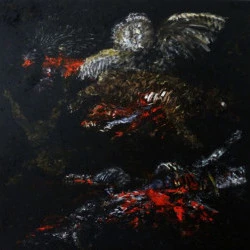 Animaux défendez-vous - Acrylique sur toile 90 X 90 2016 - JEAN LOUIS ROUGET 