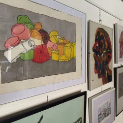 Exposition de dessins dans l'atelier - Jacques Daniel 