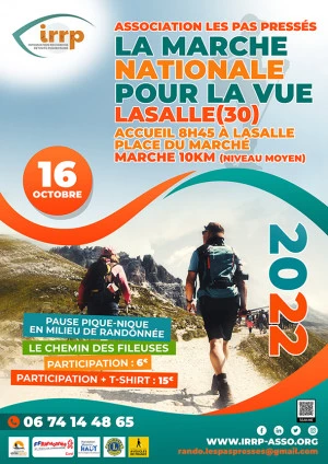 Affiche Marche Nationale pour la Vue / Lasalle