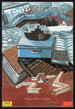 Affiche 1962 de Mohamed Kacimi