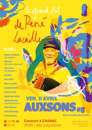 Affiche AUX SONS #8 - Le Grand bal de René Lacaille