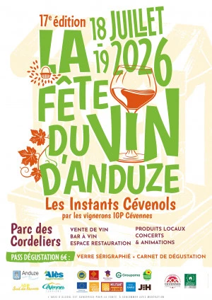 Affiche La Fête du Vin d'Anduze