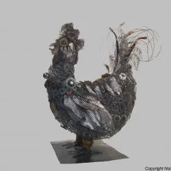 Le Coq - Grillage, 43 cm, 2016 - Noizette 