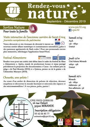 Affiche [Atelier naturaliste] Chouette, une pelote !