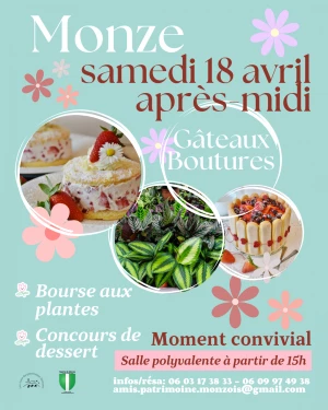Affiche Gâteaux et Boutures