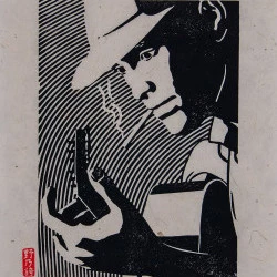 Robert Johnson - Gravure taille d'épargne - Nonoko 