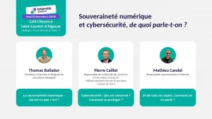 Affiche 96ème Café Citoyen : Souveraineté numérique et cybersécurité, de quoi parle-t-on ?