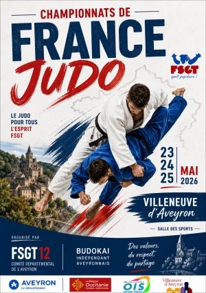 Affiche Championnat de France de judo FSGT