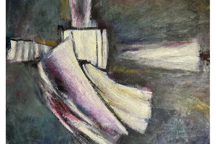 Fatum Hominis n° XXXVI - 80 x 80 cm huile sur lin