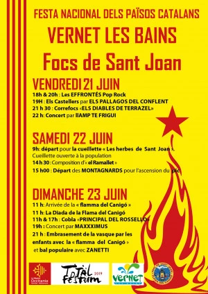 Affiche Focs de Sant Joan
