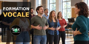 Affiche Stage de chant : formation vocale, respiration et soutien